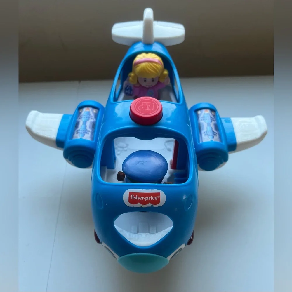 Fisher-Price Little People Musical Toddler Toy Travel Together Airplane